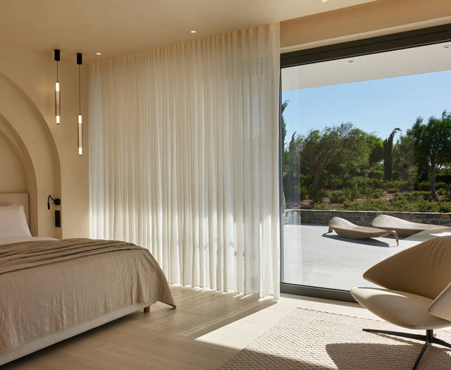 Iremia Seafront Villa Bedroom